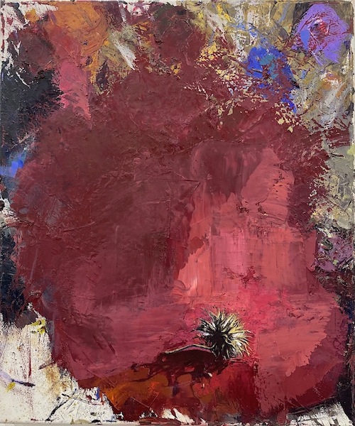Katrin Brause aka Heichel: BB XVII, 2019/2020, oil on canvas, 60 x 50 cm


